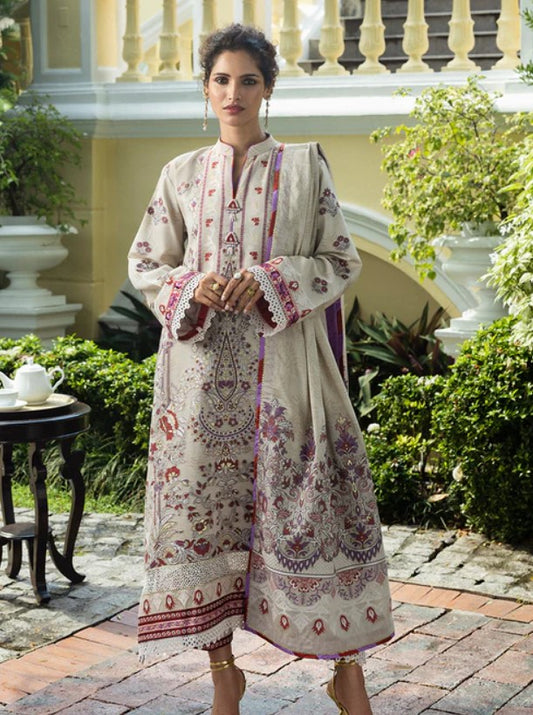 Mushq Seraph Jacquard Lawn-D01