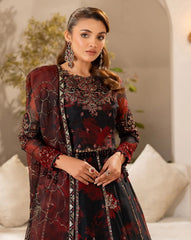 Alizeh Fluer Emb Printed Chiffon-CH-2191