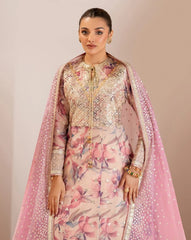 Alizeh Fluer Emb Printed Chiffon-CH-2193