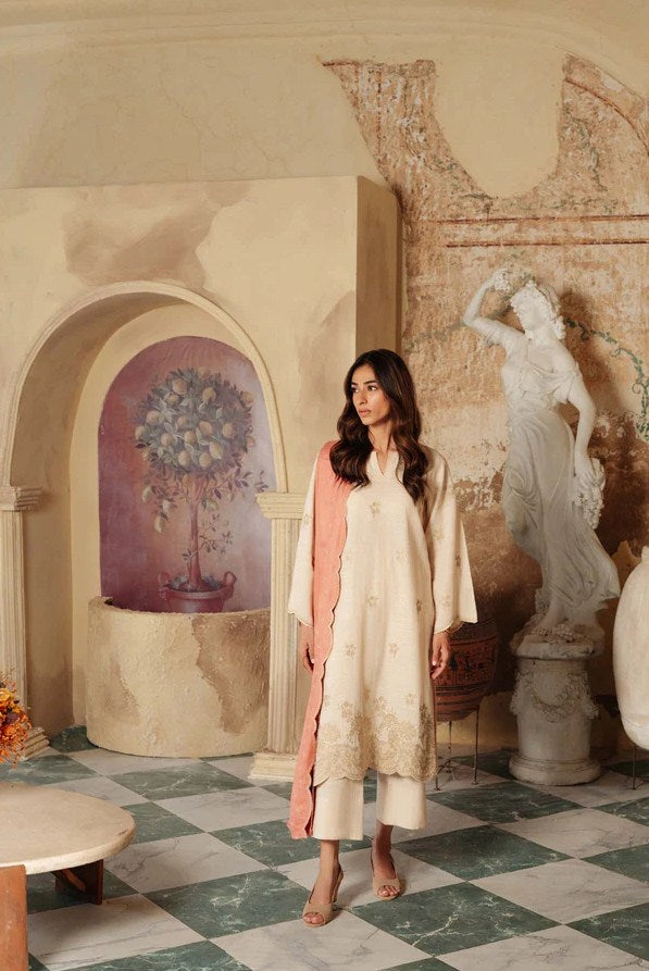 Sahar Embroidered Khaddar - Munaf Textile