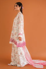 Cross Stitch Petals Prints Lawn D05 Paradise Glaze