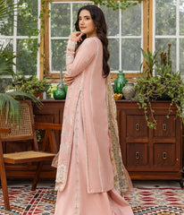 E Craft Chikankari Chiffon Dupatt-EEC-1A