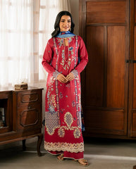 Roheenaz Aashiyana Emb Lawn-D01B