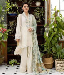 E Craft Chikankari Chiffon Dupatt-EEC-1B
