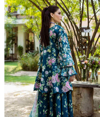 Elaf Prints With Chiffon Dupatta-D01B