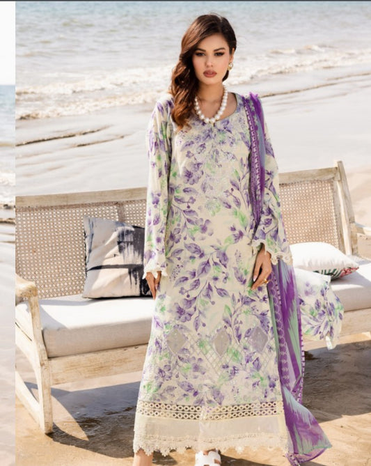 Riaz Arts Aafreen Laser Cut Lawn-AF168