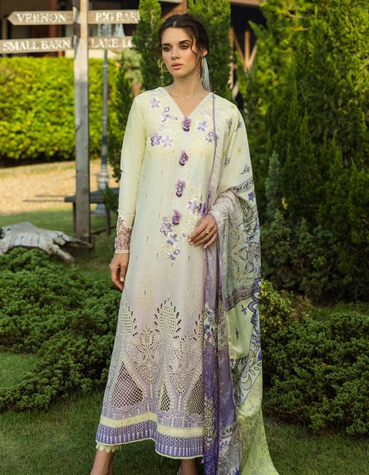 Mushq Solace Ombre Chikankari-D01