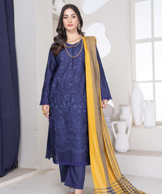 Aalaya Afsaana Emb Lawn-D01