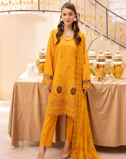 Zara Meer Mastani Emb Lawn-D01