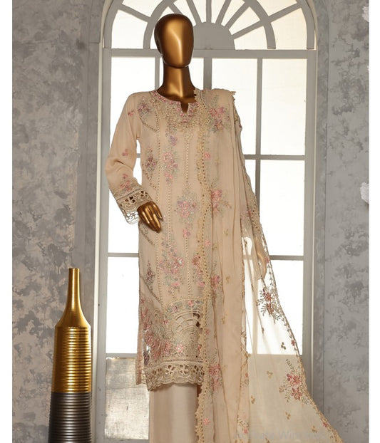 Mi Ready To Wear Emb Chiffon-D01