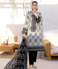 Regalia Textile Black & White-D01