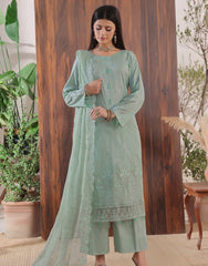 Soghat Emb Chikankari Lawn-D01