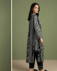 Regalia Black & White Lawn-D01