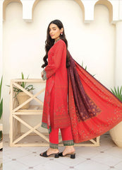 Abisha Emb Peach Winter-D01