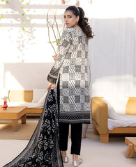 Regalia Textile Black & White-D01