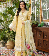 E Craft Chikankari Chiffon Dupatt-EEC-2B