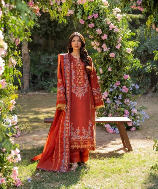 Florent Reveerie Chikankari Lawn-FLC-2B