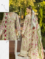Elaf Print Chikankari Lawn-ELK-02B