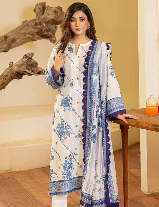 Rashid Tex Amani Emb Lawn-D9114