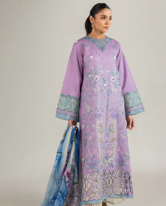 Mushq Manaram Luxury Lawn-D02