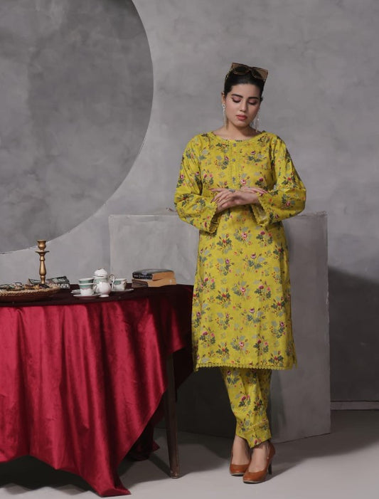 ManahilLakhani Stitched Printed Lawn-D02