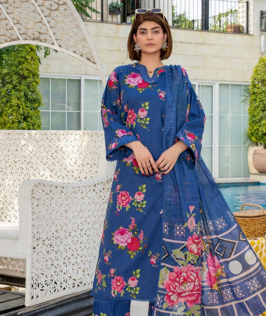 Coral Summer Basics Lawn -D02