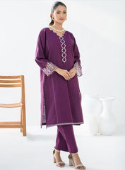 RTW Emb Chikankari Khaddar-D02