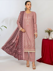 Abisha Mushq Emb Peach-D02