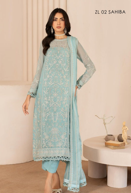 Zarif Thread Works Chiffon-D-02