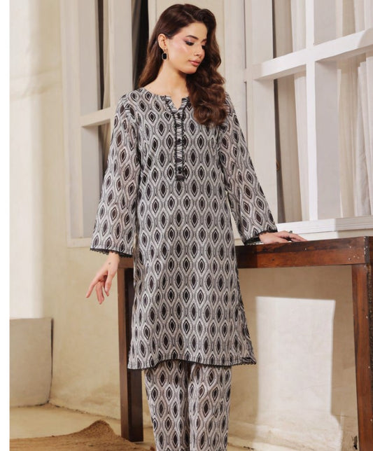 Saphron Ready To Wear Black & White-D02