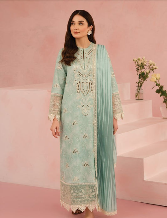 Afrozeh Floral Charm Lawn-D02