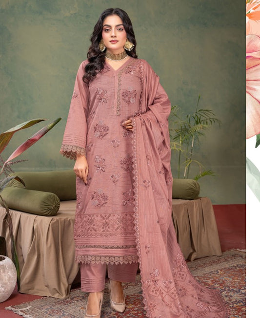 Alif Emb Fancy Lawn-D02