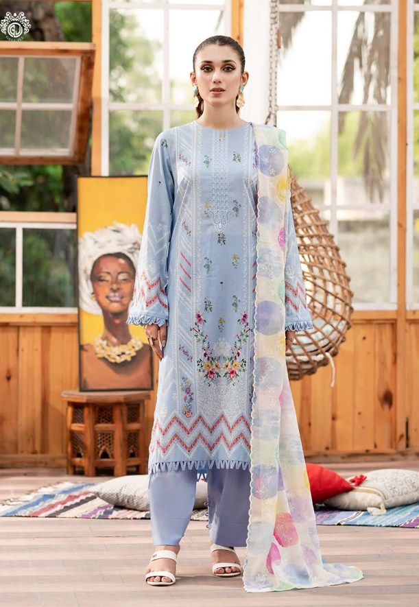 Ruhay Sukhan Emb Lawn - Munaf Textile