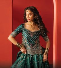 Afrozeh Divani Silk Edit-D02 Afsar