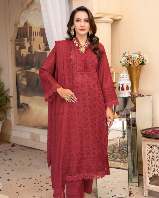 Aalaya Breeze Embroidered Lawn-D04