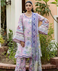 Elaf Prints With Chiffon Dupatta-D03A