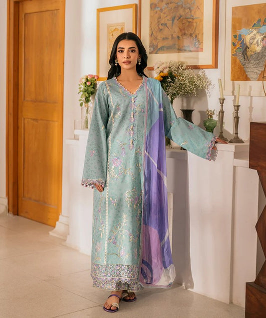 Roheenaz Aashiyana Emb Lawn-D03A