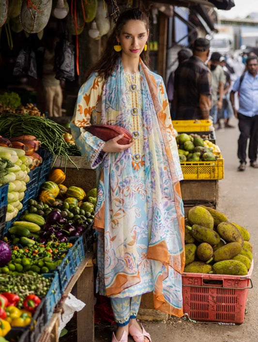 Mushq La Dolce Prints Lawn-D03A