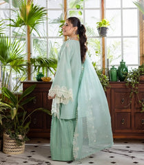 E Craft Chikankari Chiffon Dupatt-EEC-3A