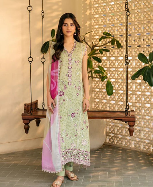 Roheenaz Aashiyana Emb Lawn-D03B