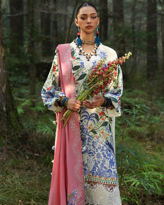 Zaha Neelum Lawn-ZL25-03B