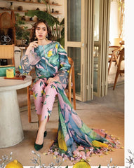 M.Prints Summer Spring Lawn-D03B