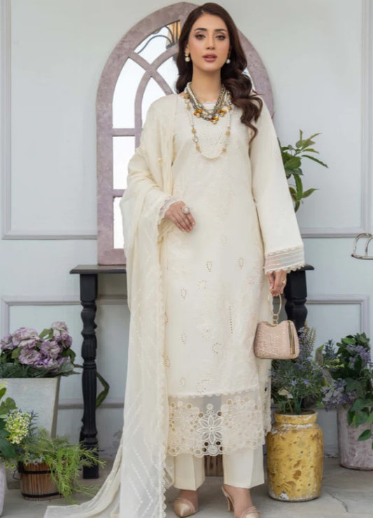 Humdum Aviva Emb Lawn-D03