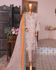 Sun Tex Stitched LaserKaari Lawn-D03