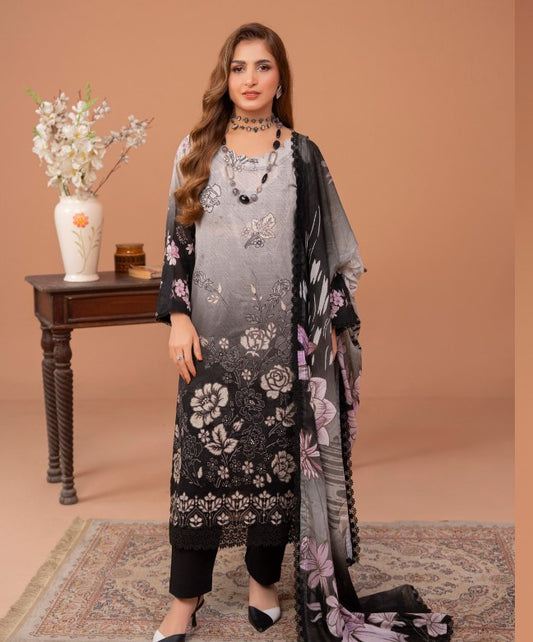 Hadia Rohana Luxury Emb Lawn-D03