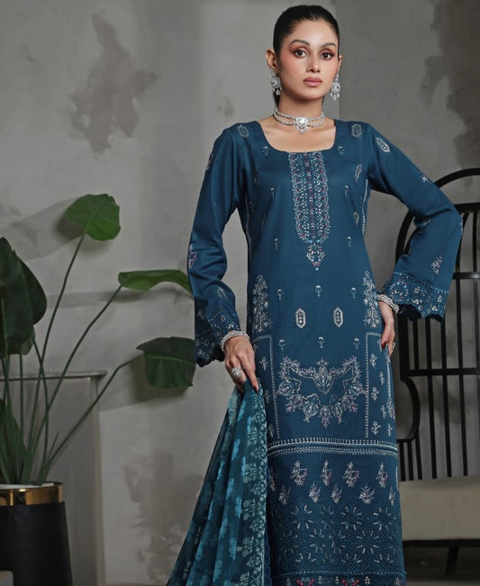 Soghat Jasmine Chikankari Lawn-D03