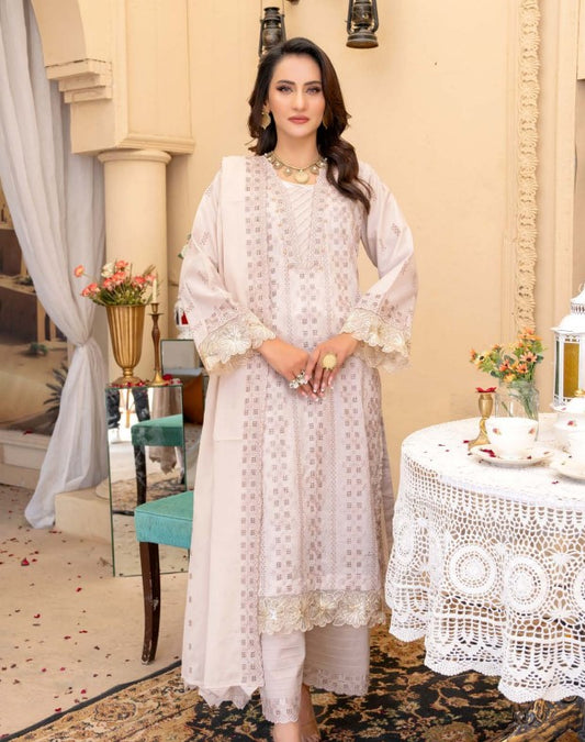 Aalaya Breeze Embroidered Lawn-D03