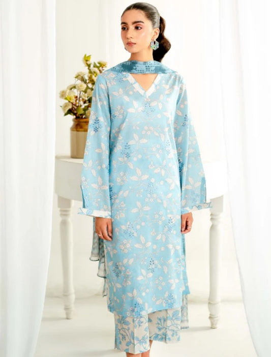 Hum Dum Rang E Bahar Emb Lawn-D03