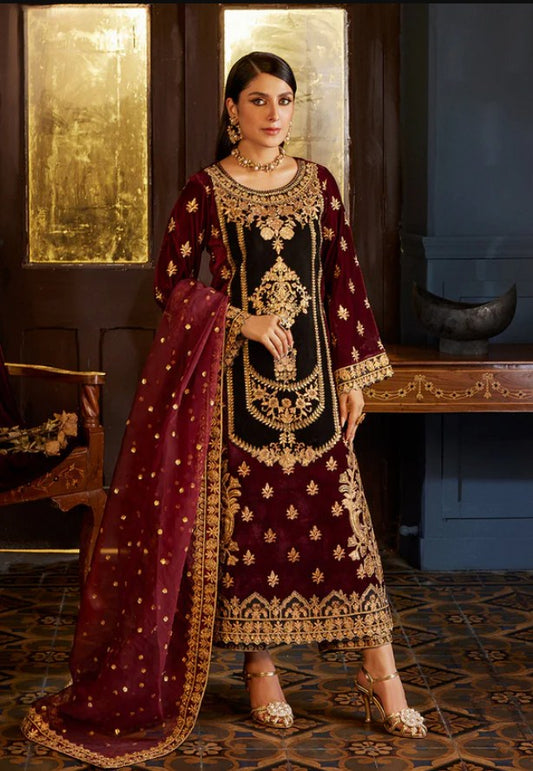 Zainab Chottani Velvet-D-03 Ziba