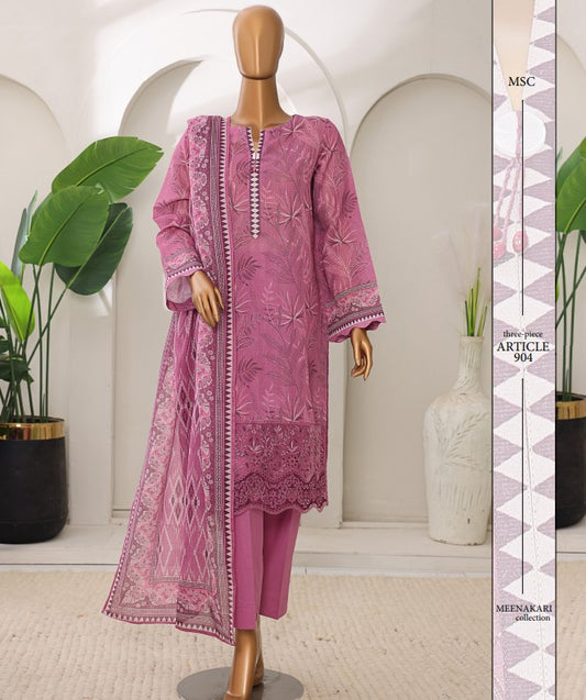 HZ Meenakari Emb Lawn-MSC-904